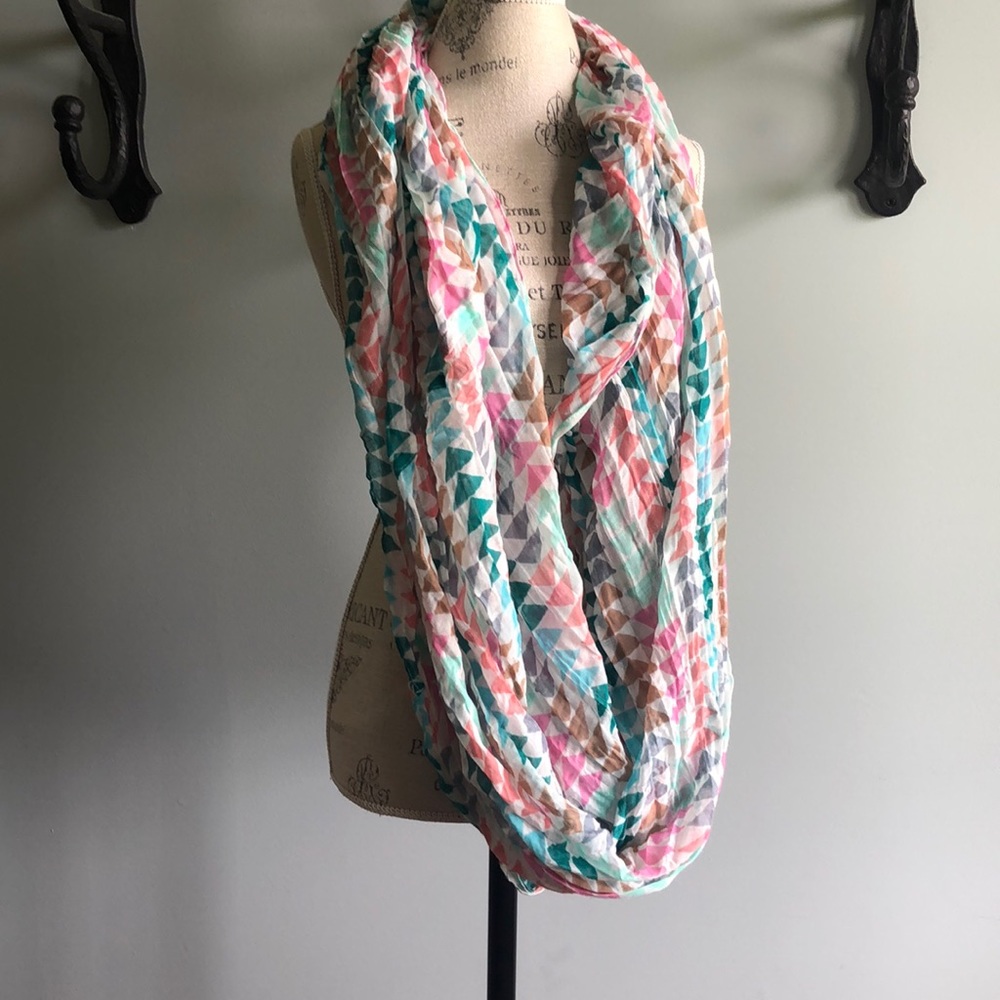 Pastel chevron scarf